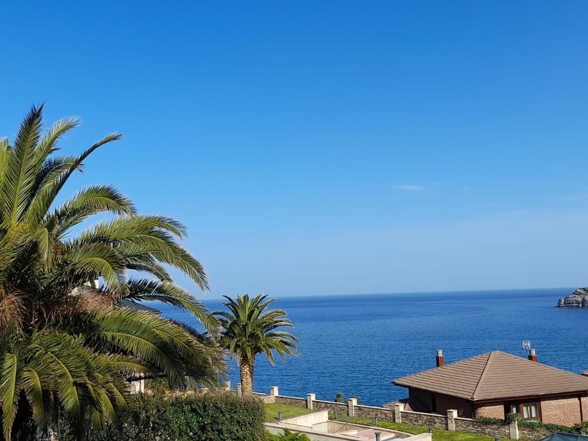 Villa Vistas Al Mar, Urbanizacion Privada Con Piscina De Agua Salada Ajo Dış mekan fotoğraf