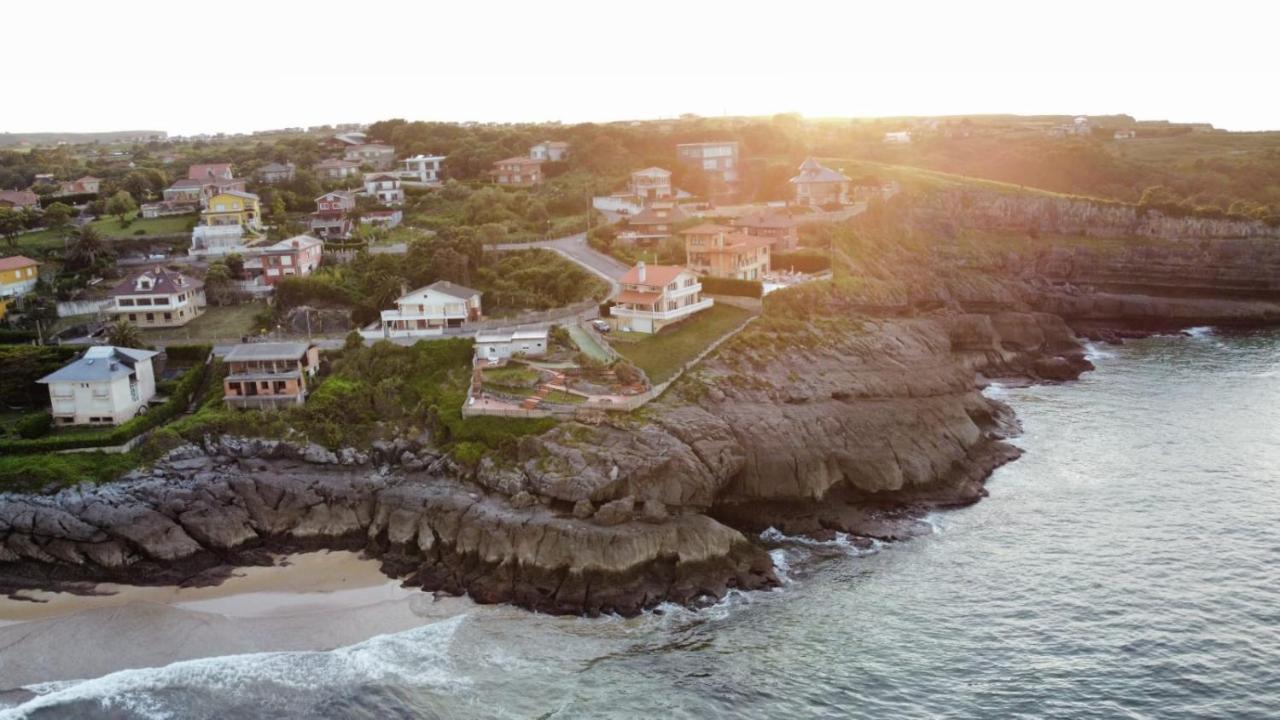Villa Vistas Al Mar, Urbanizacion Privada Con Piscina De Agua Salada Ajo Dış mekan fotoğraf