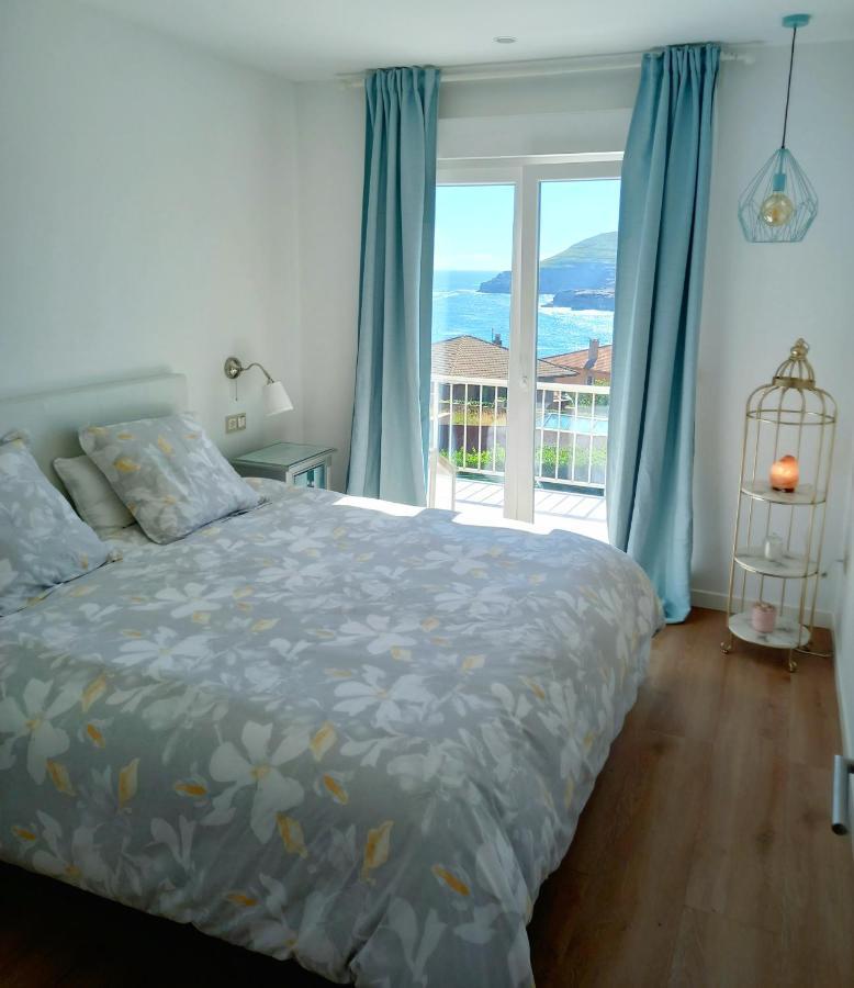 Villa Vistas Al Mar, Urbanizacion Privada Con Piscina De Agua Salada Ajo Dış mekan fotoğraf